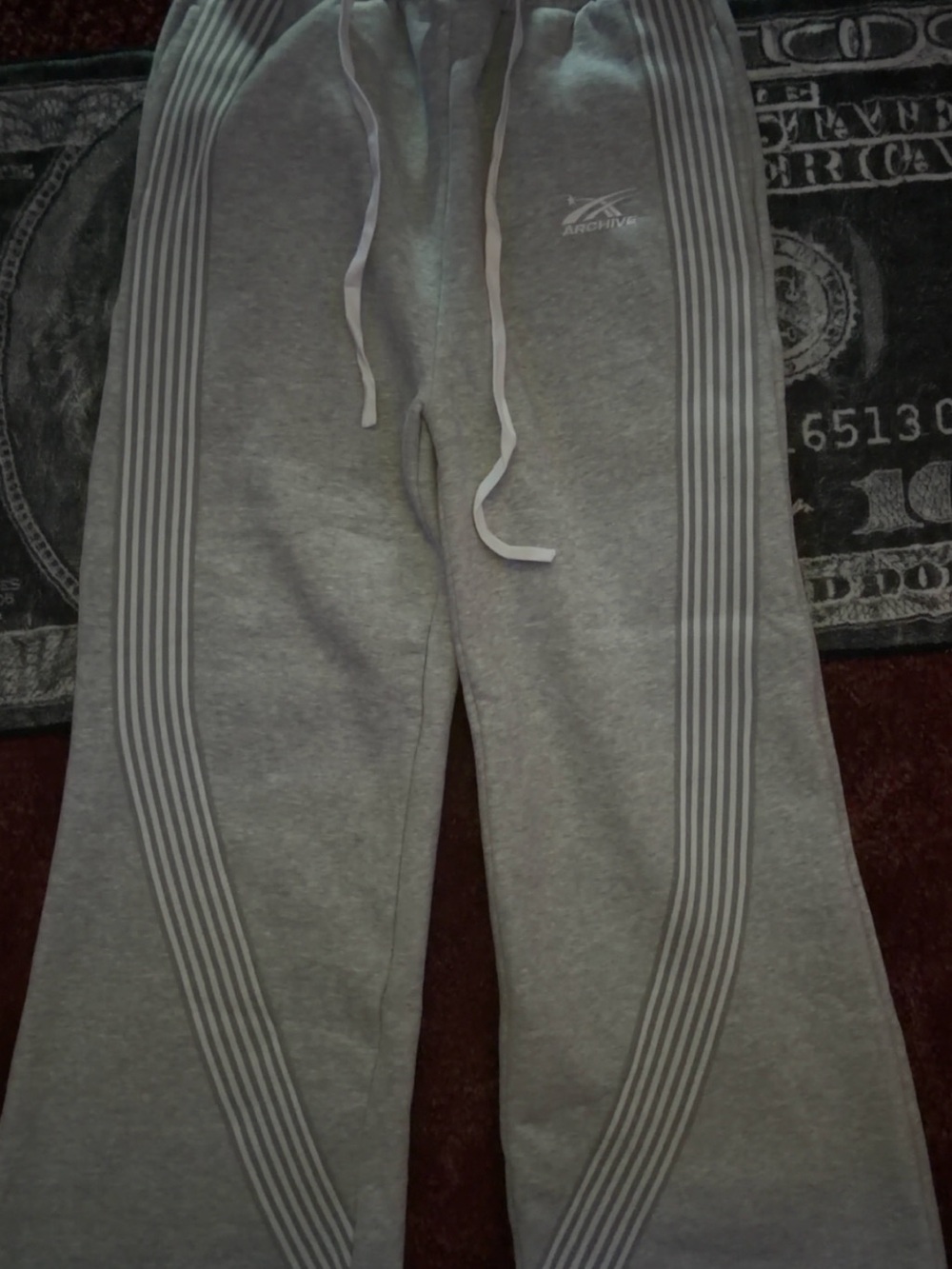 ARCHIVE ESSENTIAL WIDELEG SWEATPANTS GRAY